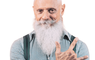 Equity Release man with beard